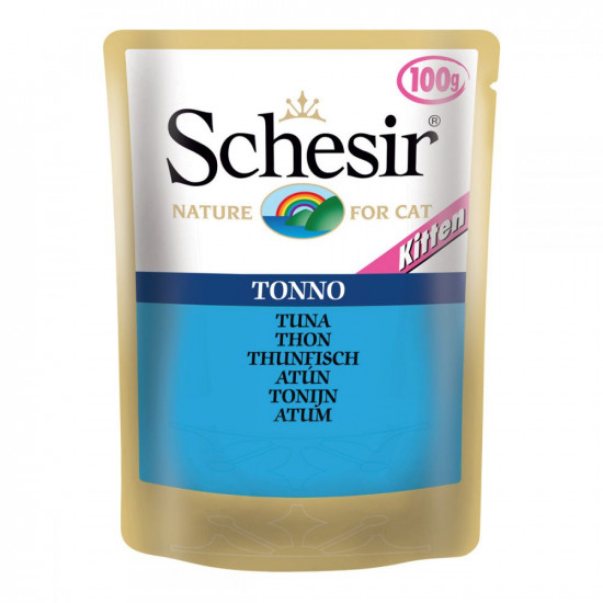 Schesir Kitten (пауч) з тунцем для кошенят (100 гр) Schesir Kitten (пауч) з тунцем для кошенят (100 гр)