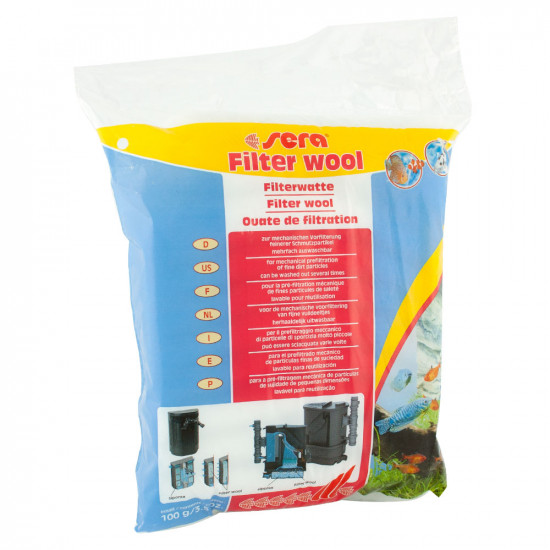 Sera Filter Wool фильтрующая вата Sera Filter Wool фильтрующая вата