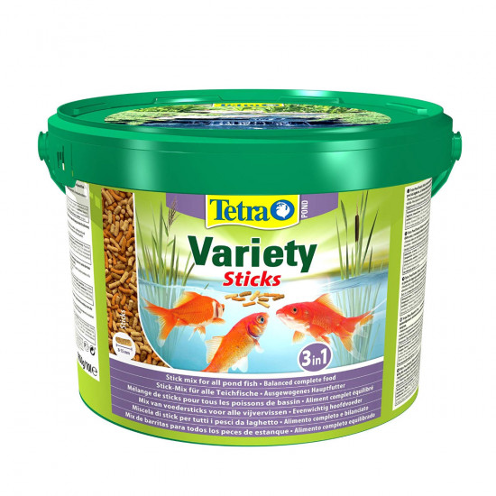 Tetra Pond Variety Sticks cмесь из трех различных видов палочек Tetra Pond Variety Sticks cмесь из трех различных видов палочек